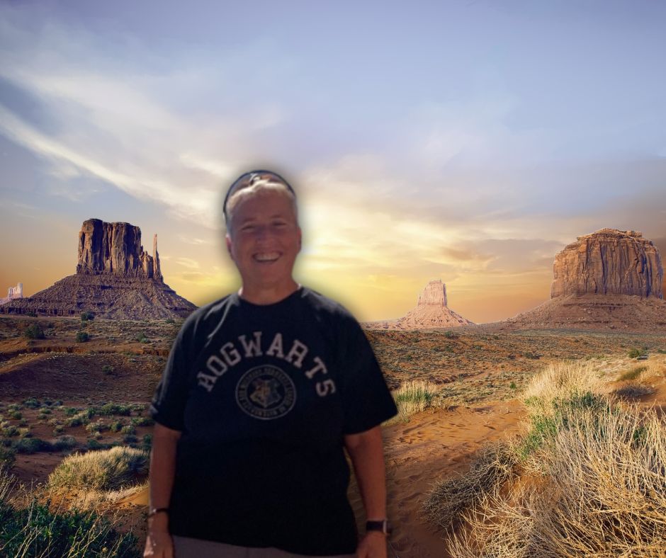 Owner Betty Arizona skyline
