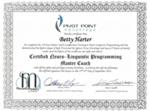 Certified NLP Master Coach