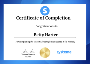 QB systeme.io certification